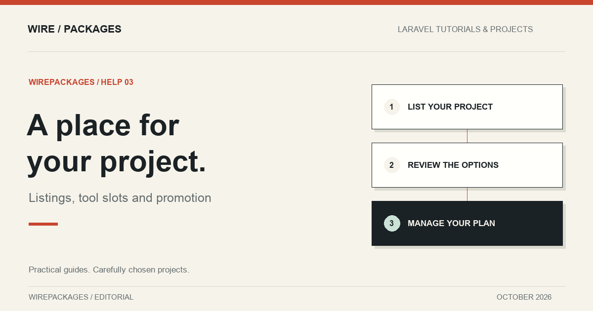 WirePackages guide to listings and promotion options